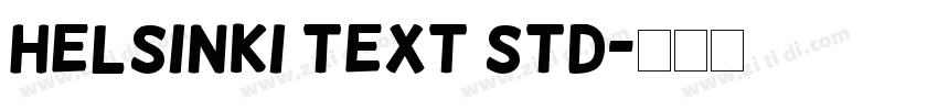 helsinki text std字体转换